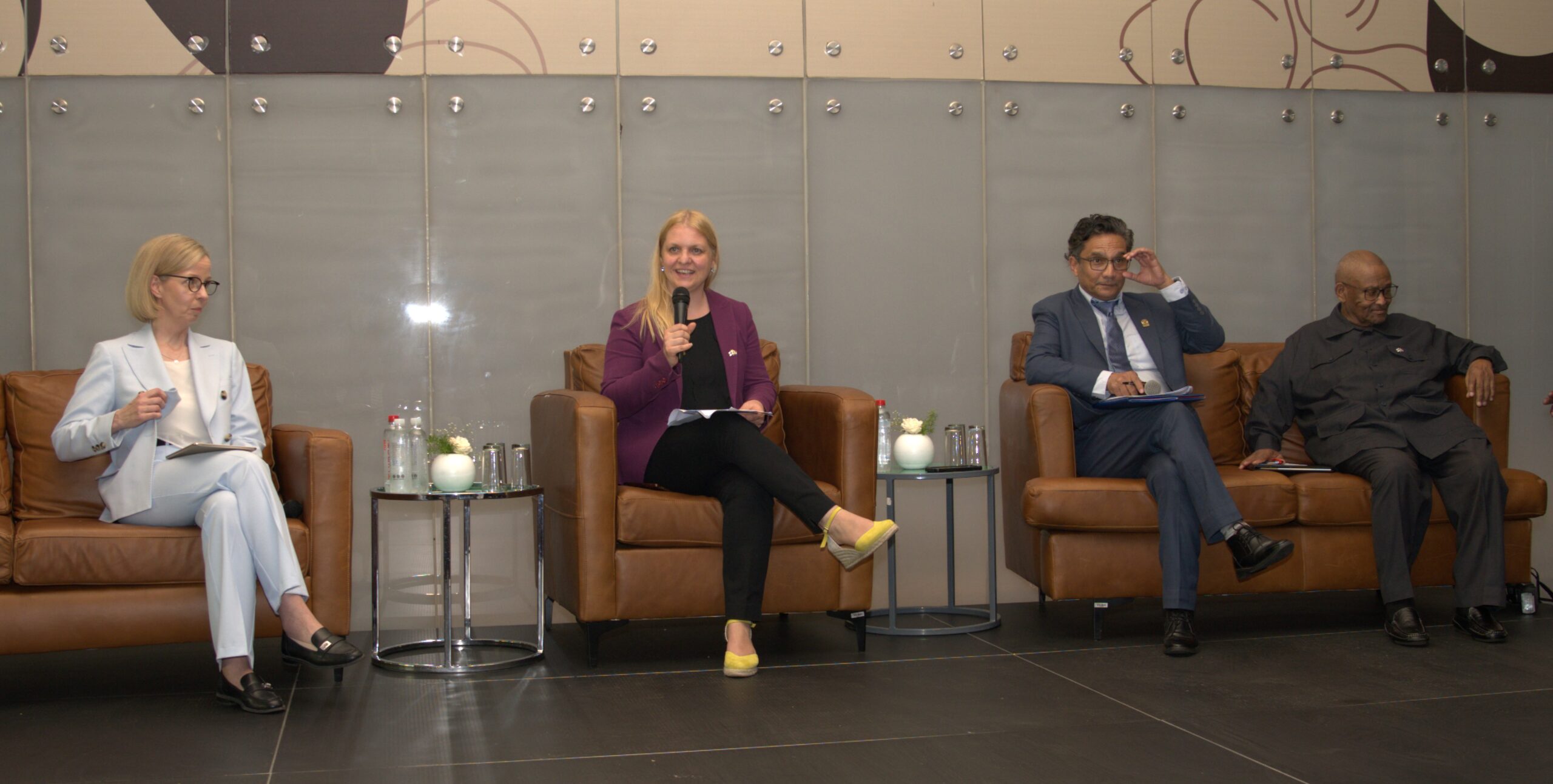 A panel of speakers at the Martti Ahtisaari Legacy event in Pretoria