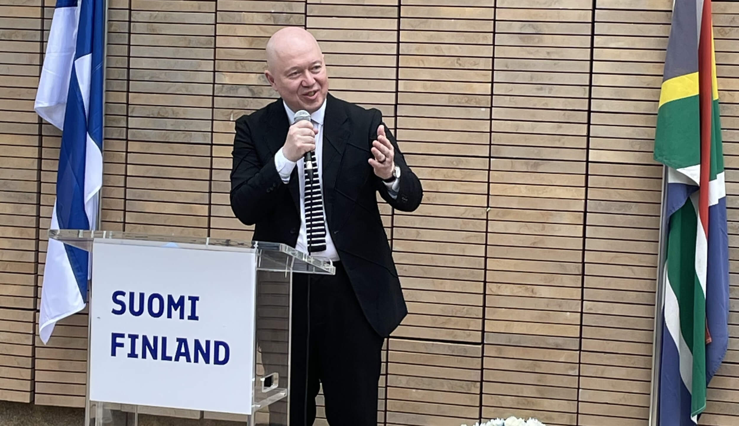 Marko Ahtisaari Speaking at the Freedom Park