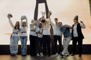 Celebrating participants.