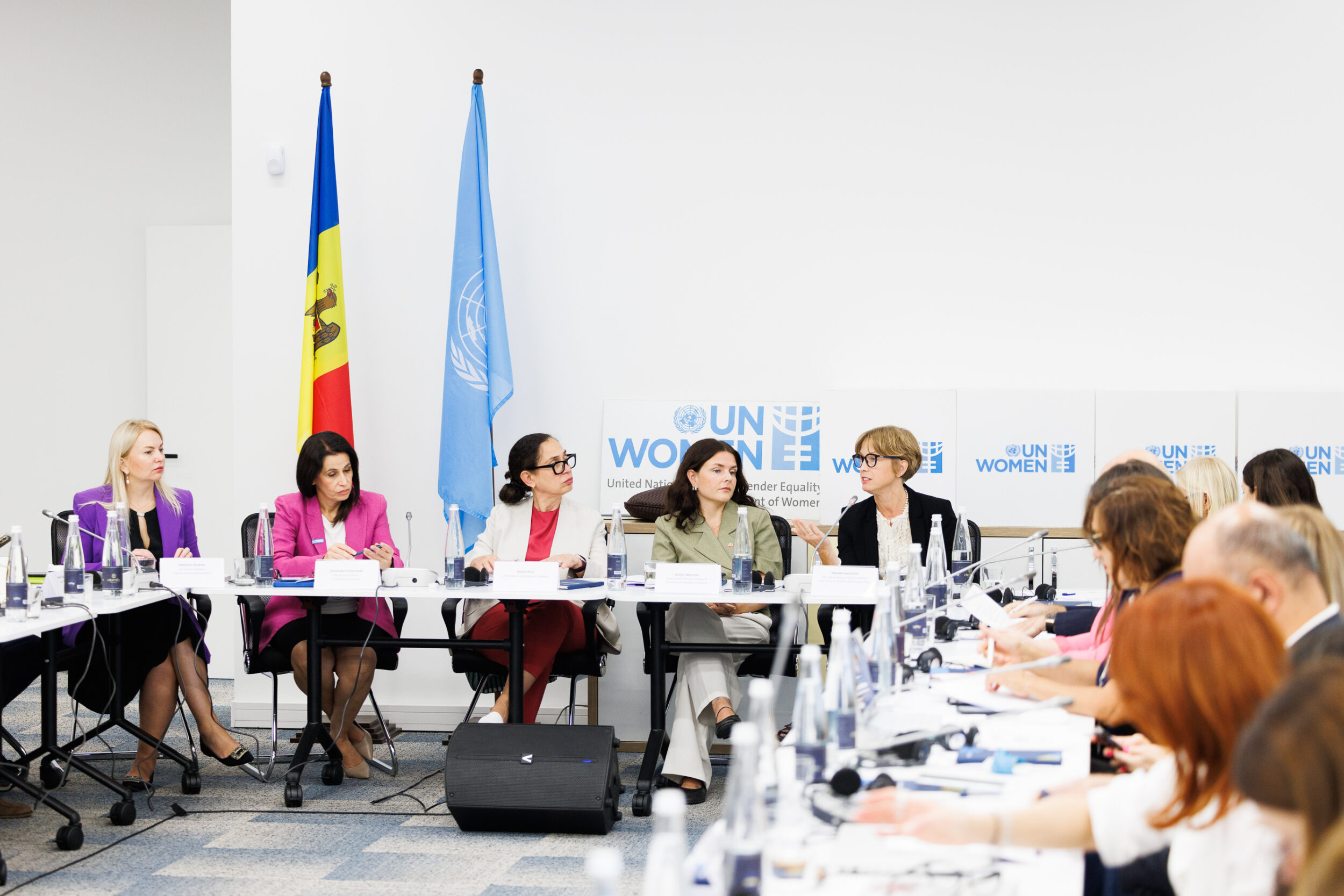 Participants seated at a table